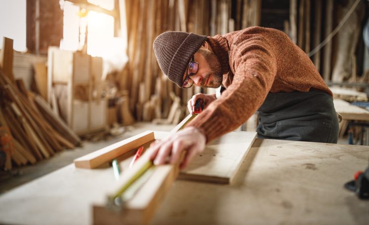 Mitarbeiterfoto Mann Handwerker 